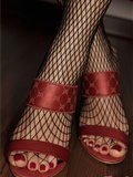 Red lotus (black mesh) [Fanny's feet](31)